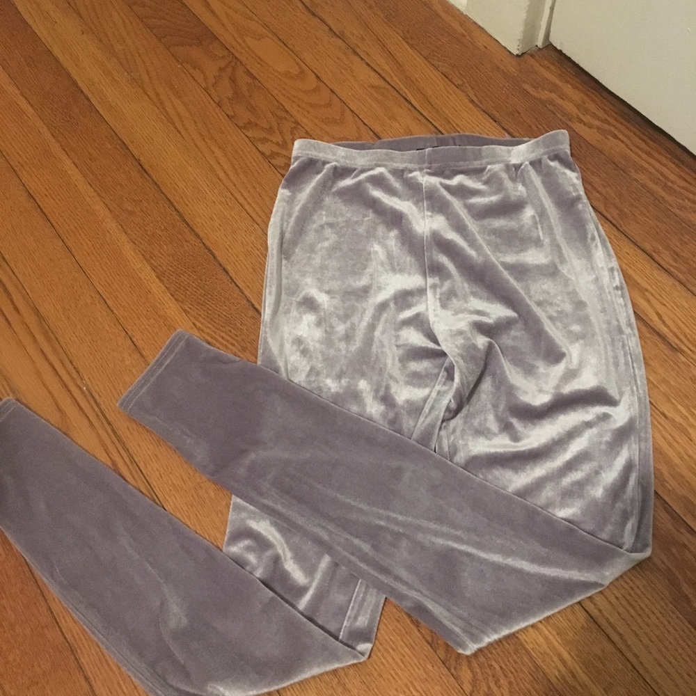 Velvet leggings